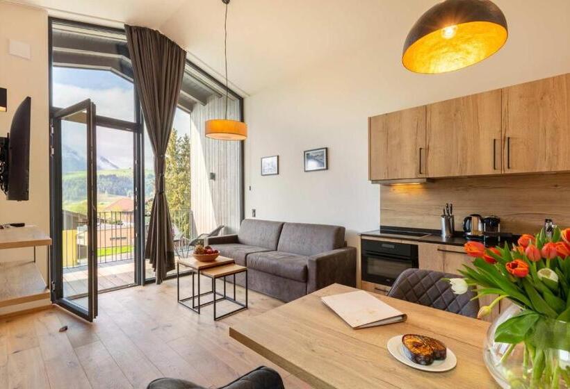 Апартаменты 2 Спальни, Emma Deluxe Aparthotel Direkt Beim Skibus