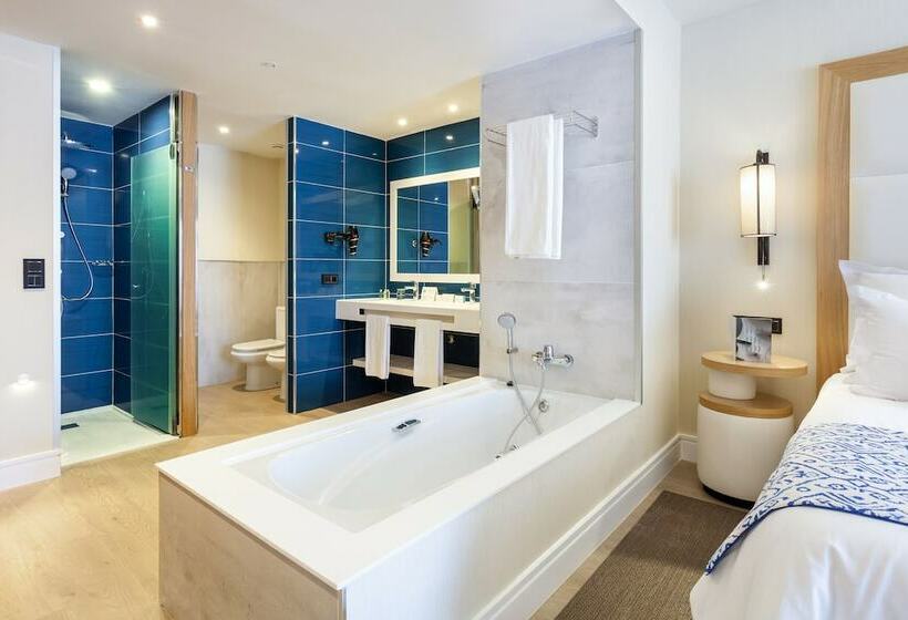 디럭스 룸 측면 바다 전망, Gran Tacande Wellness & Relax Costa Adeje