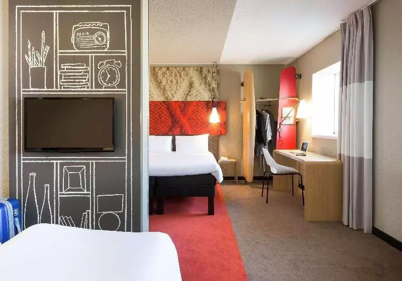 ダブルベッドスタンダードルーム, Ibis Rennes Centre Gare Sud