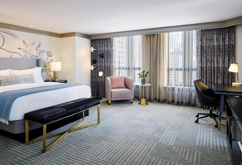 سوئیت با تخت بزرگ, The Gwen, A Luxury Collection Hotel, Michigan Avenue Chicago