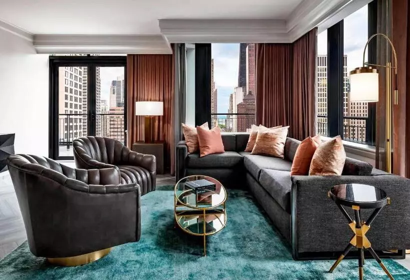 Deluxe Suite King Bed, The Gwen, A Luxury Collection Hotel, Michigan Avenue Chicago