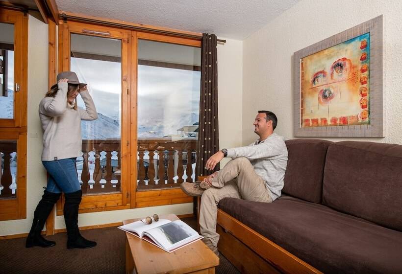 침실 1개 아파트, Le Cheval Blanc Village Montana