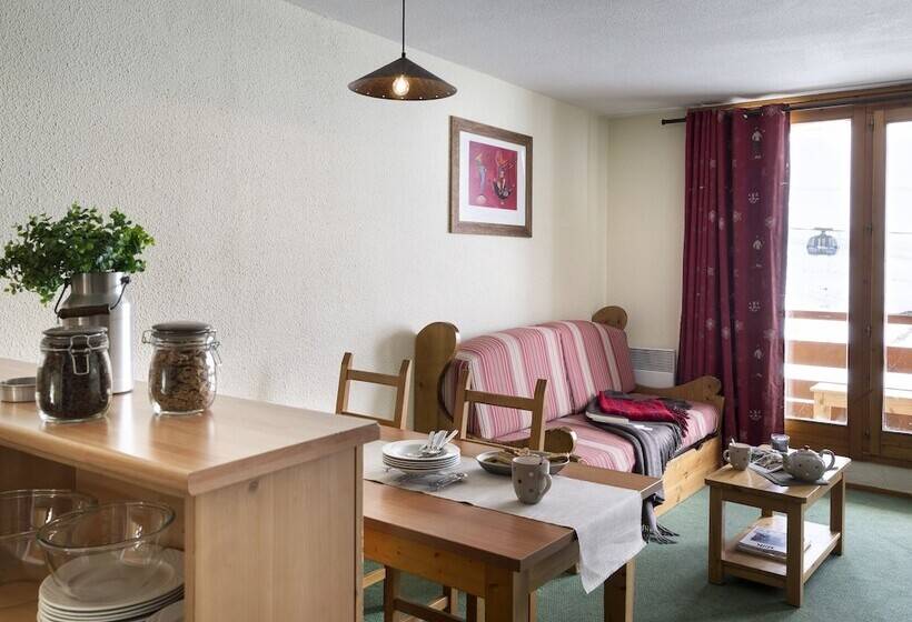 침실 1개 아파트, Le Cheval Blanc Village Montana