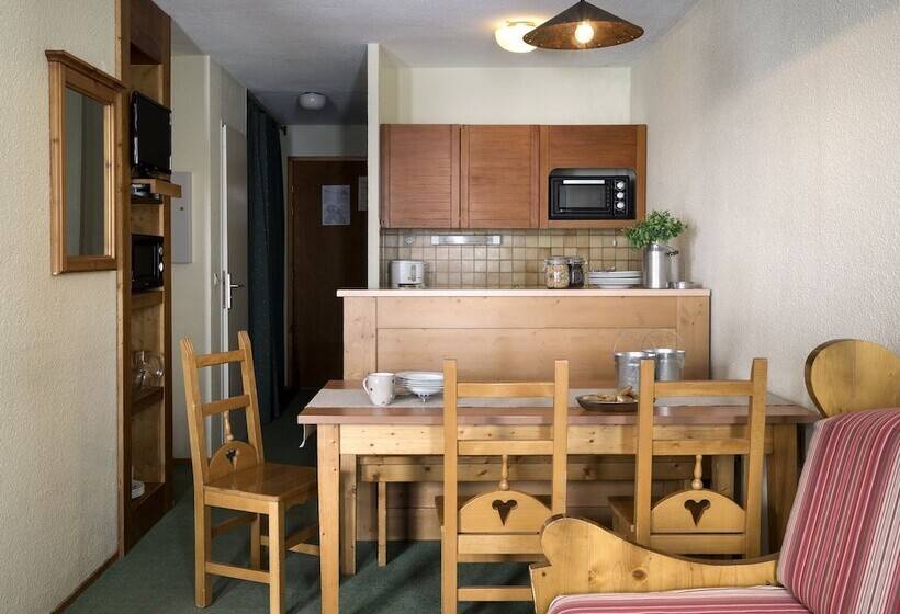 침실 1개 아파트, Le Cheval Blanc Village Montana