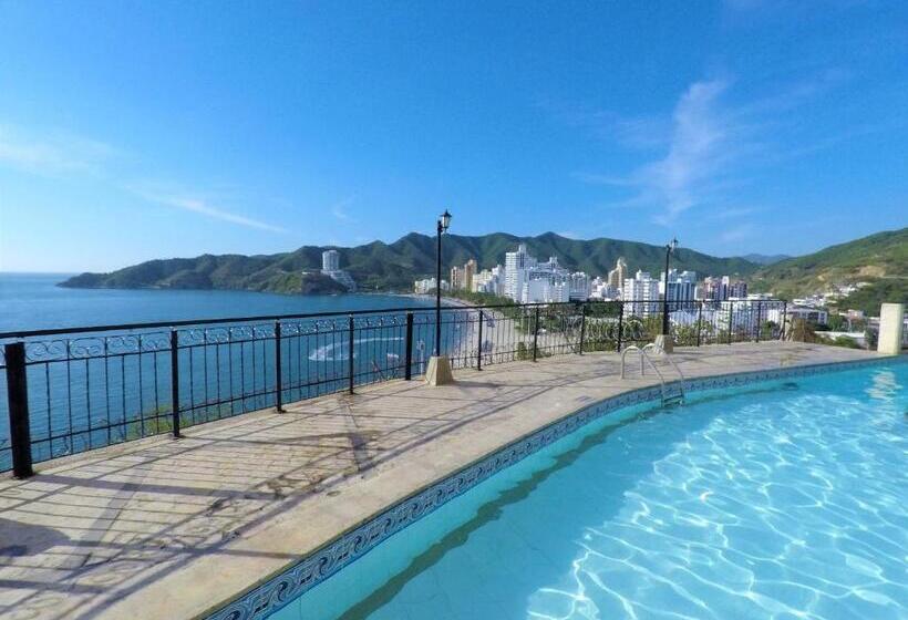 Апартаменты 1 Спальня Вид на Море, Edificio El Peñon Del Rodadero Apartamento Playa Rodadero