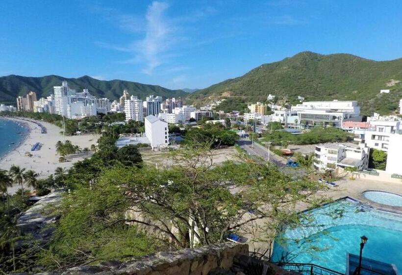 Апартаменты 1 Спальня Вид на Море, Edificio El Peñon Del Rodadero Apartamento Playa Rodadero