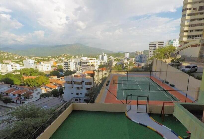 Апартаменты 1 Спальня Вид на Море, Edificio El Peñon Del Rodadero Apartamento Playa Rodadero