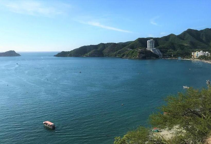 Апартаменты 1 Спальня Вид на Море, Edificio El Peñon Del Rodadero Apartamento Playa Rodadero