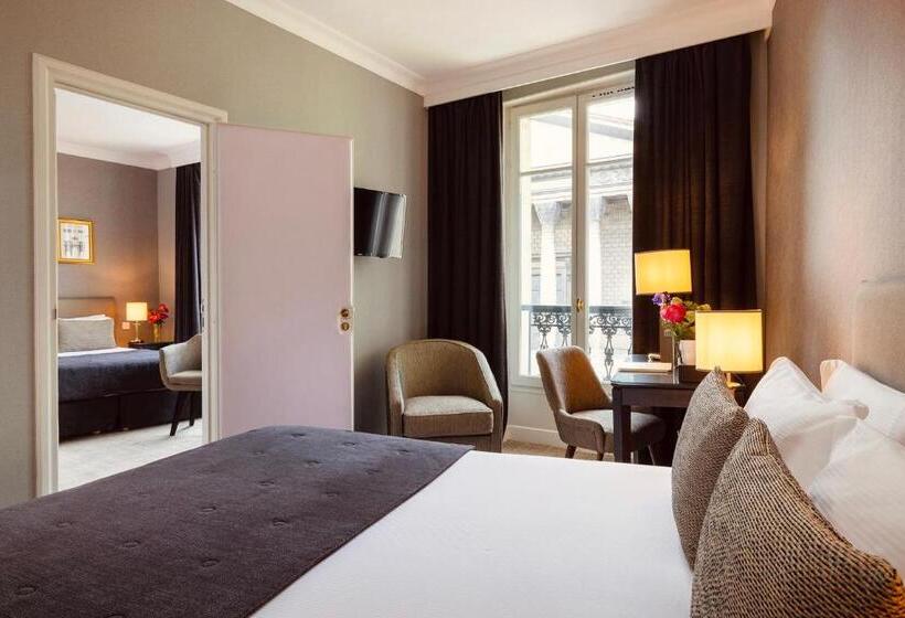 آپارتمان یک خوابه با دری مشترک که هال را جدا می کند., Madeleine Plaza