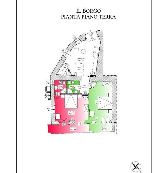 Номер Стандарт Вид на Море, Il Borgo & Il Feudo