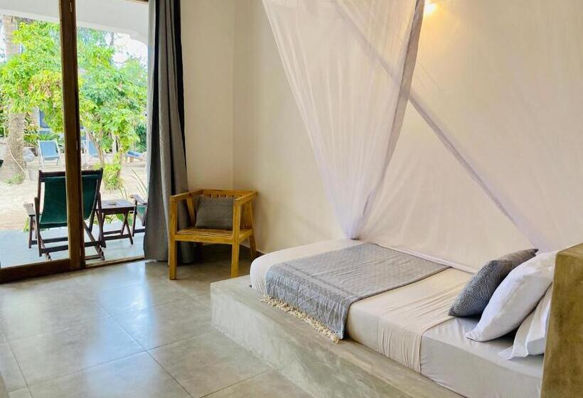 带露台的豪华间, Badolina Bungalows