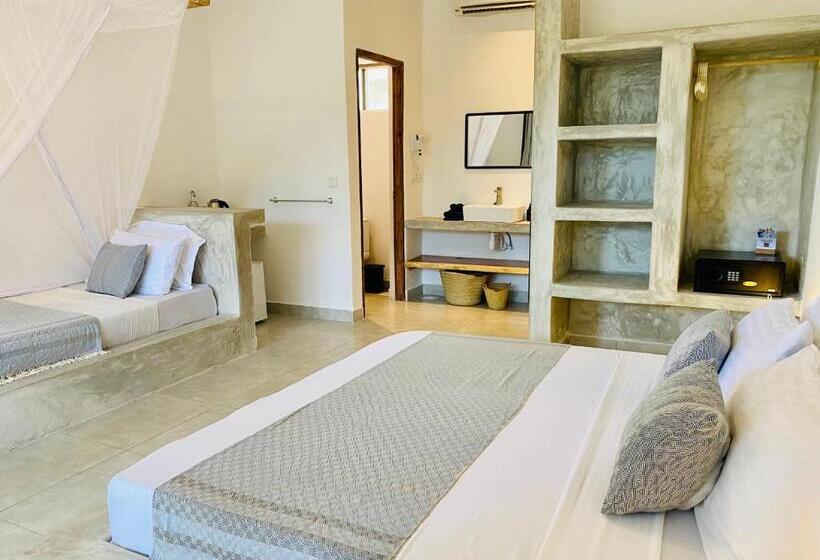 带露台的豪华间, Badolina Bungalows