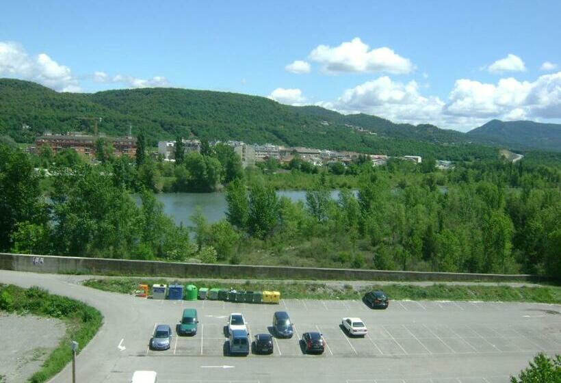 标准间带山景, Hostal Pirineos Ainsa