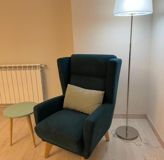 带大床的高级房间, Hostal Pirineos Ainsa