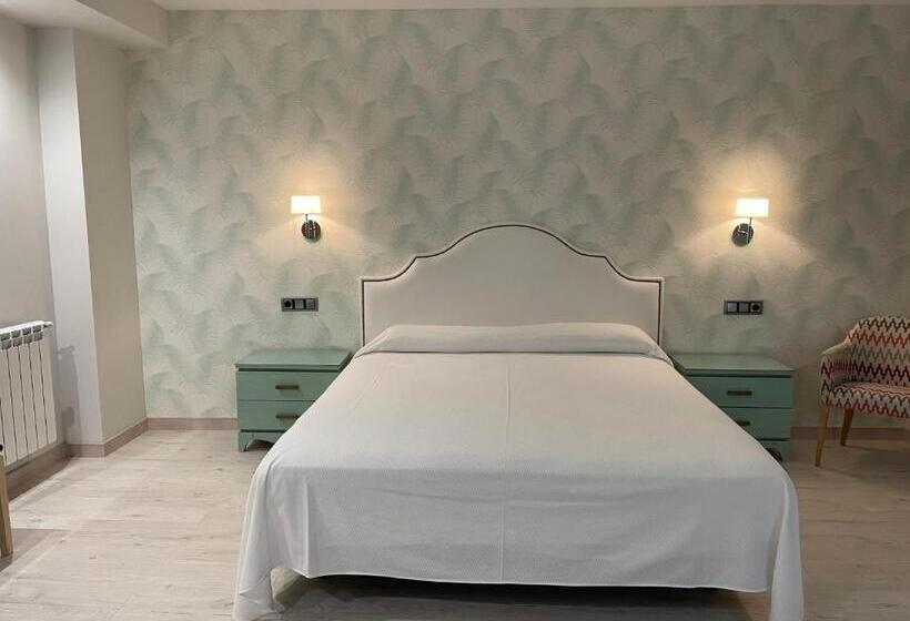 带大床的高级房间, Hostal Pirineos Ainsa