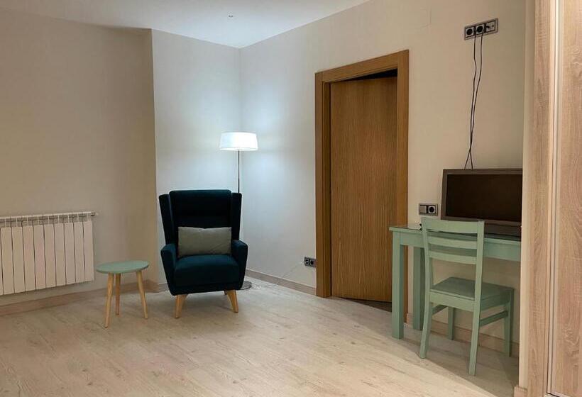 带大床的高级房间, Hostal Pirineos Ainsa