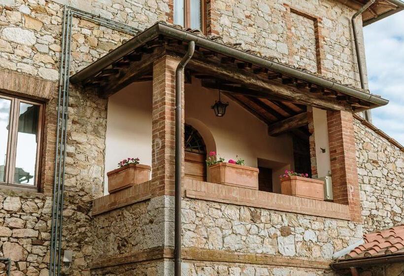 דירת חדר נוף לבריכה, Borgo Villa A Sesta