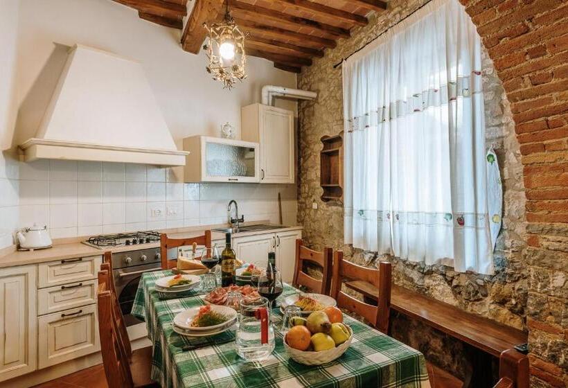 Апартаменты 1 Спальня Нижний Этаж, Borgo Villa A Sesta