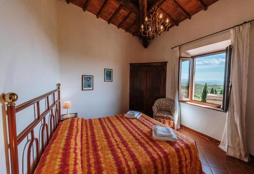 דירת חדר נוף לבריכה, Borgo Villa A Sesta