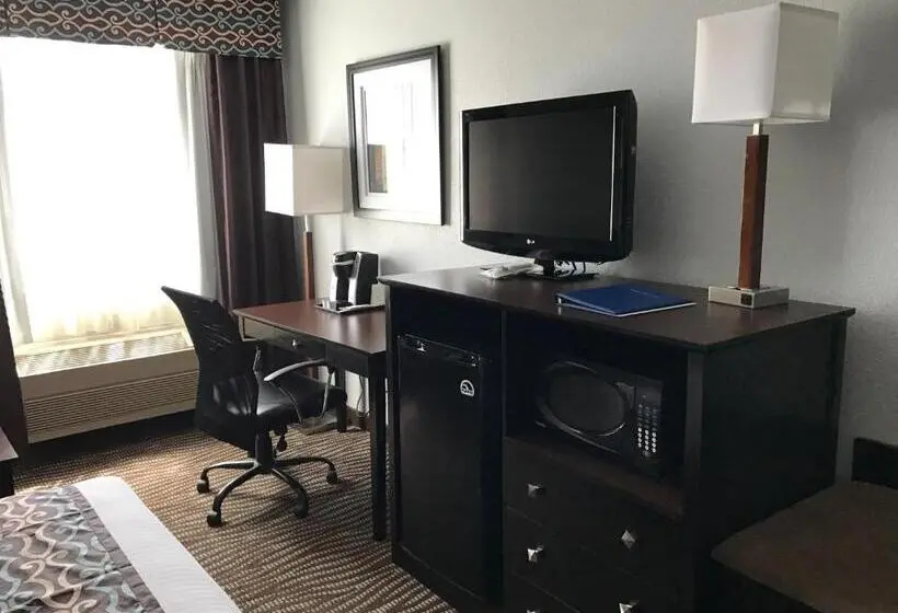 身障者適用キングサイズベッドルーム, Best Western Executive Inn  Mount Gilead