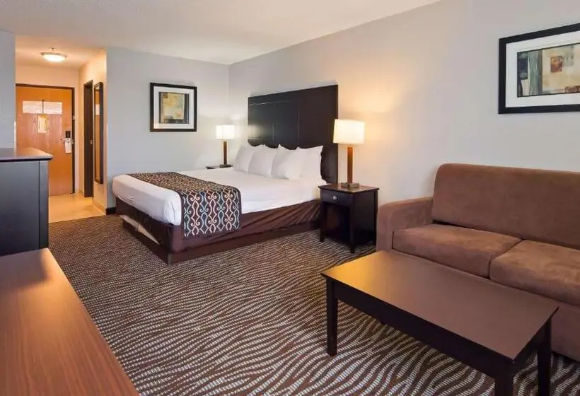 身障者適用キングサイズベッドルーム, Best Western Executive Inn  Mount Gilead