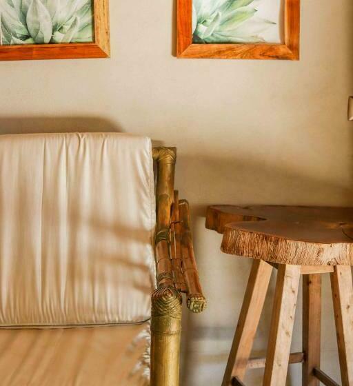 חדר סטנדרט נוף לגינה, Casa Mate Beachfront Cabañas El Cuyo