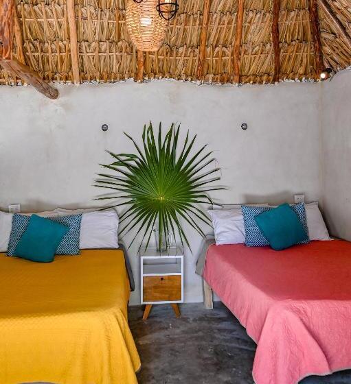 בקתה, Casa Mate Beachfront Cabañas El Cuyo