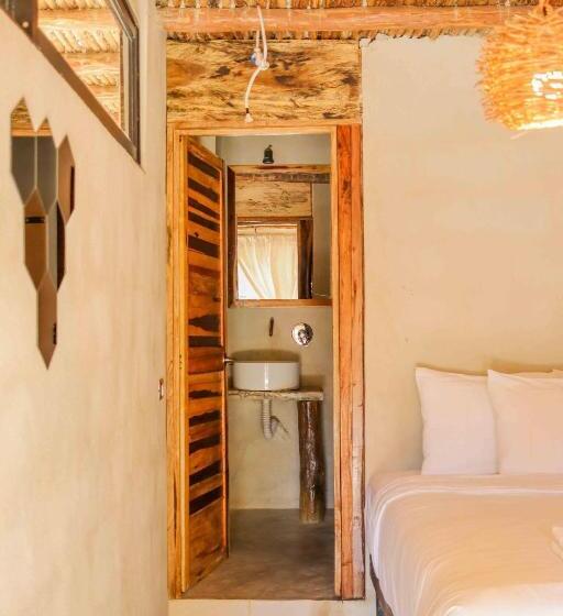 חדר סטנדרט נוף לגינה, Casa Mate Beachfront Cabañas El Cuyo