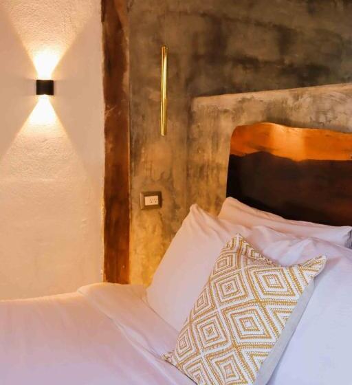 스위트 킹사이즈 침대, Casa Mate Beachfront Cabañas El Cuyo