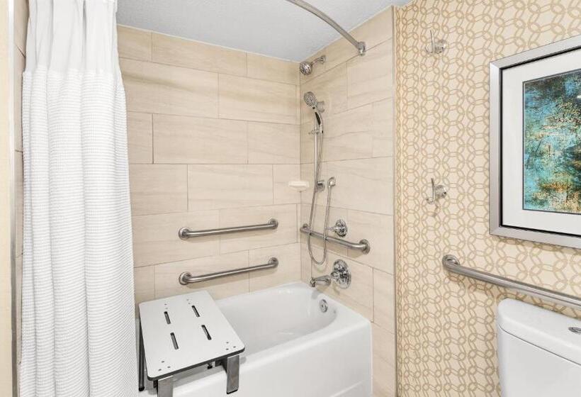 장애인을 위한 킹사이즈 침대 스탠다드 룸, Doubletree By Hilton Fort Myers At Bell Tower Shops
