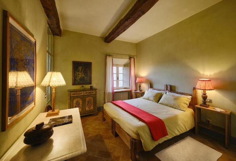 غرفة ديلوكس مطلّة علي الحديقة, Il Castello Di Tassara