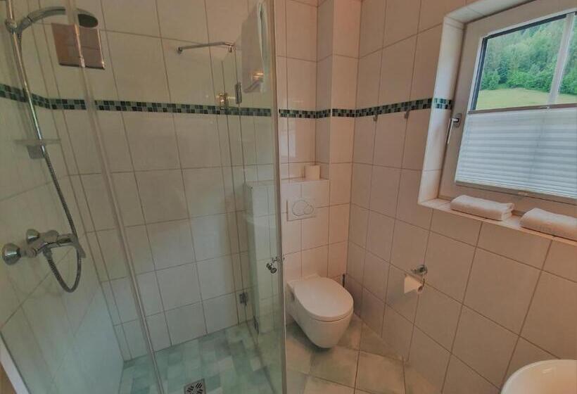 דירת חדר עם טרסה, Romantik Pension Lehrberg