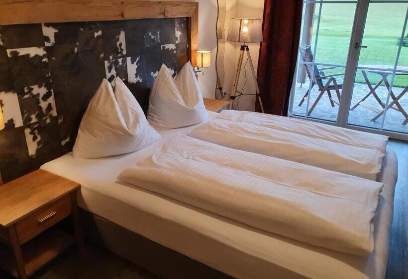 침실 1개 테라스 아파트, Romantik Pension Lehrberg