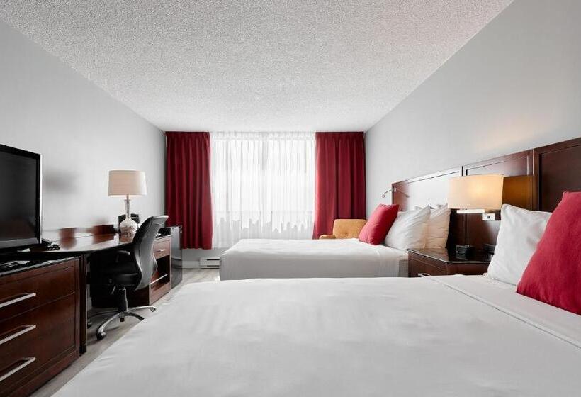 غرفه قياسيه سريرين مزدوجين, Travelodge By Wyndham Quebec City Hotel & Convention Centre