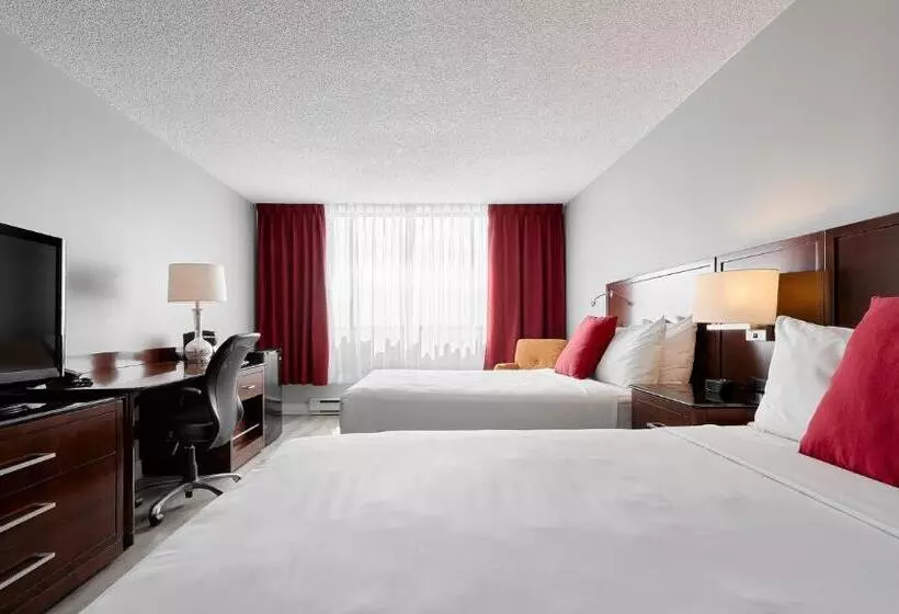 ２ダブルベッドのスタンダードルーム, Travelodge By Wyndham Quebec City Hotel & Convention Centre