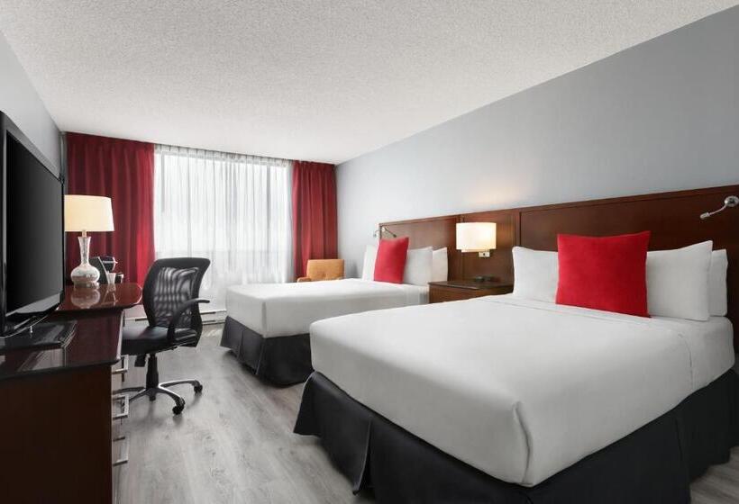 غرفه قياسيه سريرين مزدوجين, Travelodge By Wyndham Quebec City Hotel & Convention Centre