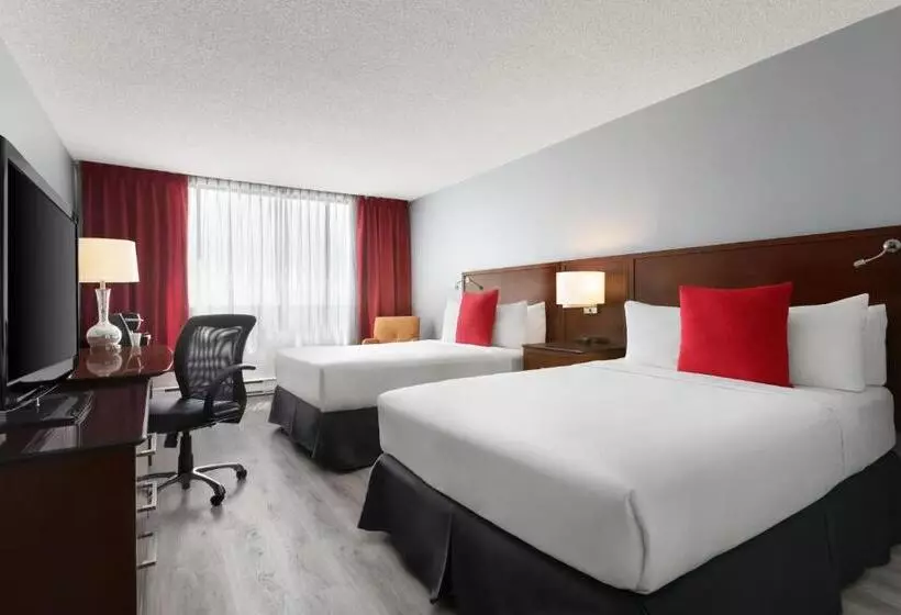 ２ダブルベッドのスタンダードルーム, Travelodge By Wyndham Quebec City Hotel & Convention Centre