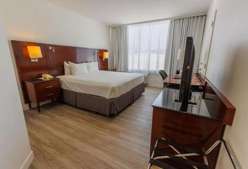 身障者適用キングサイズベッドルーム, Travelodge By Wyndham Quebec City Hotel & Convention Centre