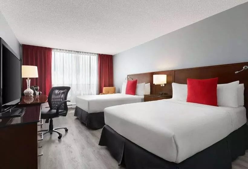２ダブルベッドのスタンダードルーム, Travelodge By Wyndham Quebec City Hotel & Convention Centre