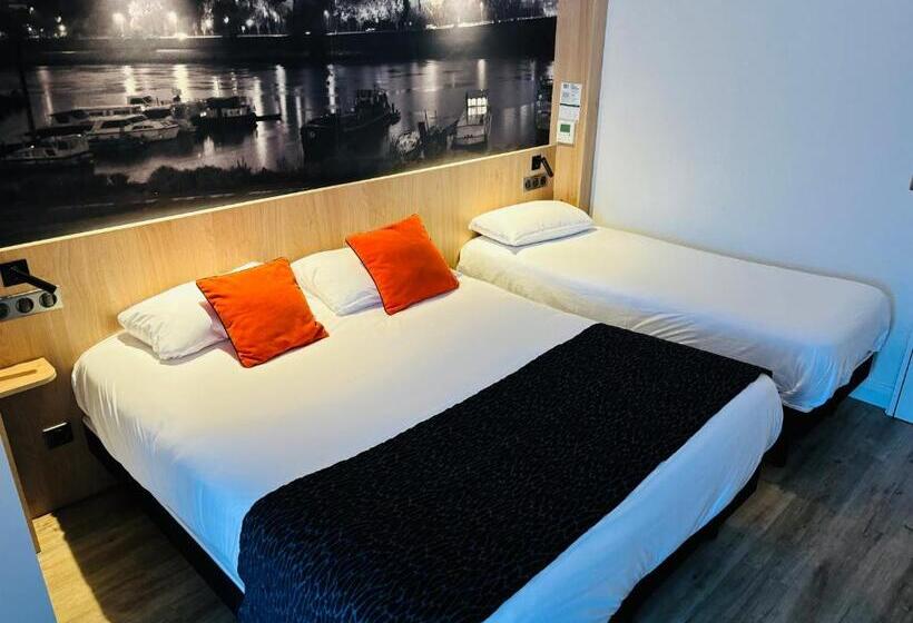 Номер Стандарт Трехместный, Logis Hôtel Angers Sud