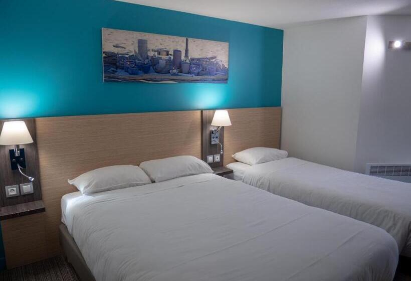 スタンダードトリプルルーム, Contact Hotel Restaurant Bleu France   Eragny Cergy