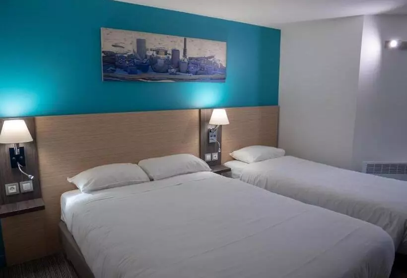 スタンダードトリプルルーム, Contact Hotel Restaurant Bleu France   Eragny Cergy
