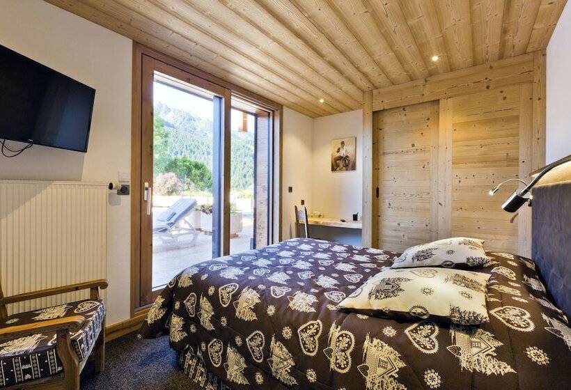 غرفة عائلية متصلة, Les Gentianettes Hotel & Spa