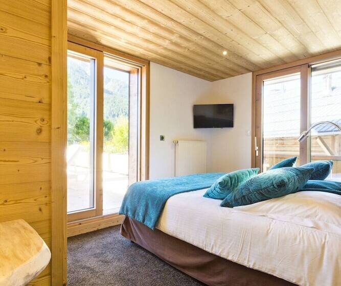 غرفة عائلية متصلة, Les Gentianettes Hotel & Spa