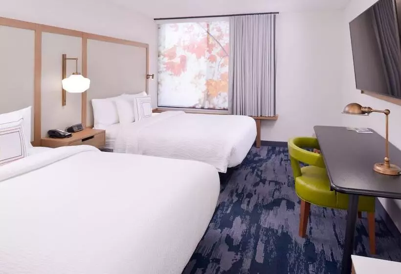 اتاق استاندارد با 2 تخت دوبل, Fairfield Inn And Suites By Marriott Bakersfield Central