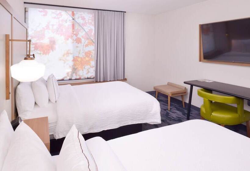 Quarto Estandar 2 Camas Casal, Fairfield Inn And Suites By Marriott Bakersfield Central