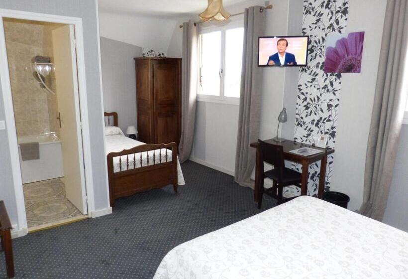 חדר סטנדרט נוף לגינה, Hôtel Restaurant Le Relais