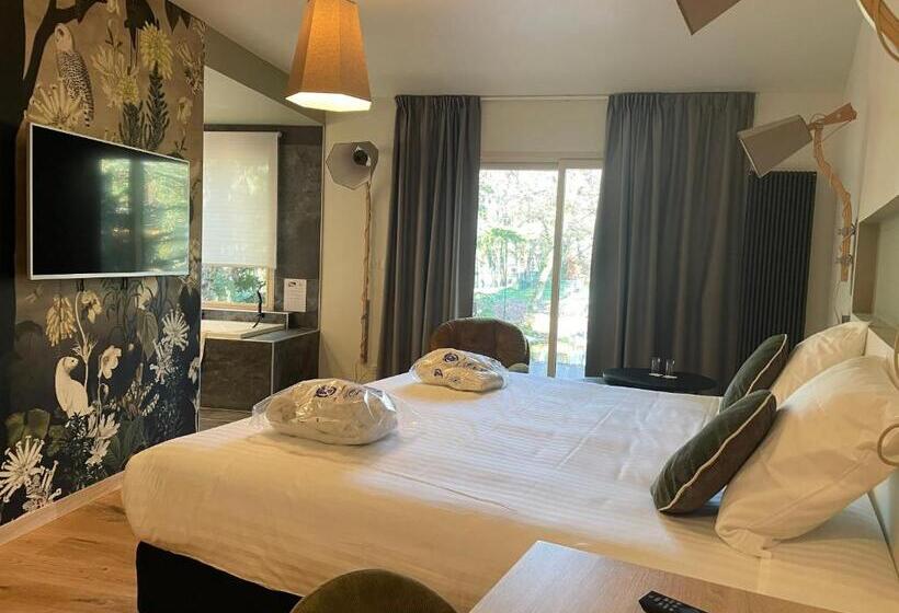 Люкс, Le Bois Dormant Hôtel Restaurant & Spa Logis Hôtel