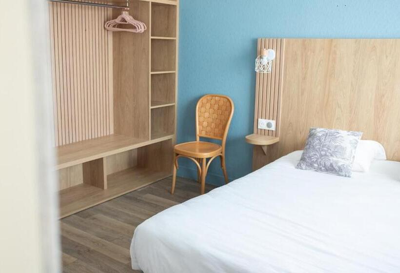 غرفة عائلية مطلّة علي البحر, Hôtel Le Rivage