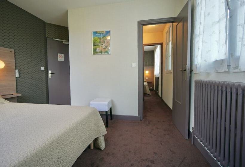 4인용 스탠다드 룸, Logis Hôtel Restaurant Clair Cottage, Chisseaux   Chenonceaux